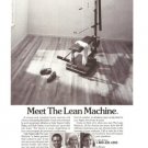 Lean Machine Inertia Dynamics Corp Exercise Machine Vintage Ad 1984 Olympics