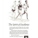 GM Spirit of Excellence General Motors Vintage Ad 1984 Olympics