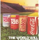 Coca Cola Tab Coke Sprite World Will Always Share Best 3-page Vintage Ad 1984 Olympics