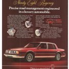 Oldsmobile 1985 Ninety Eight Regency GM Vintage Ad 1984 Olympics