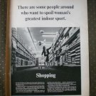 Shopping Indoor Sport Magazine Publishers Association 1968 Vintage Ad