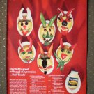 Best Foods Mayonnaise Deviled Eggs Vintage Ad 1968