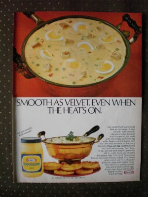 Kraft Mayonnaise Ham Egg Combo Vintage Ad 1968