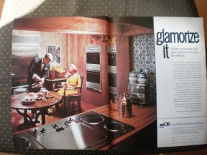 Southern California Edison Glamorize Kitchen Design Vintage Ad 1968