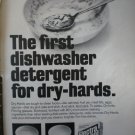 Electra Sol Automatic Dishwasher Detergent 1968 Vintage Ad