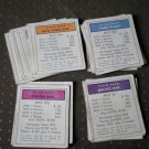 Monopoly Title Deeds Complete 28 Cards Vintage