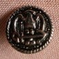 Sewing Button Round Eagle Arrow Button Silver 1.2cm Self Shank Lot 6