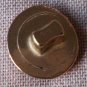 Sewing Button Round Eagle Arrow Button Gold 1.3cm Self Shank Lot 6