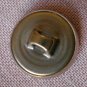 Sewing Button Round Plain Gold Self Shank Metal 16mm Lot 6