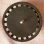 Large Brown Buttons Swirl Round Vintage Plastic Pinwheel
