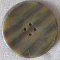 Large Plastic Button Tortoise Shell Brown 2-hole Vintage