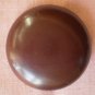 Large Plastic Button Brown Self Shank Plain Vintage Round 3.7cm