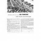 San Francisco When Fleet Comes Home Vintage Ad 1944
