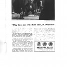 National Dairy Products Corp Pasteur Wine Turn Sour War Bonds Vintage Ad 1944
