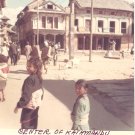 Vintage Photograph Center Kathmandu Children Walking Nepal 1968