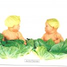 Anne Geddes Postcard 1995 605-024 Baby Cabbage 4x6