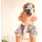 Anne Geddes Postcard 1995 605-042 Baby Bellybutton 4x6