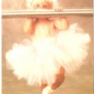 Anne Geddes Postcard 1995 605-039 Baby Girl Ballerina Tutu Bar 4x6