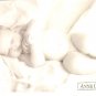 Anne Geddes Postcard 1995 605-053 Baby Sleeping B&W 4x6
