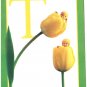 Anne Geddes Postcard 1995 605-073 T is for Tulip Baby 4x6