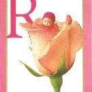 Anne Geddes Postcard 1995 605-071 R is for Rose Baby 4x6