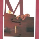Anne Geddes Postcard 1995 605-066 M is for Music Baby 4x6