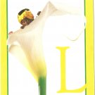 Anne Geddes Postcard 1995 605-065 L is for Lily Baby 4x6