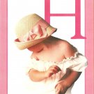 Anne Geddes Postcard 1995 605-061 H is for Hat Baby 4x6