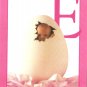 Anne Geddes Postcard 1995 605-058 E is for Egg Baby 4x6