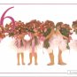 Anne Geddes Postcard 1995 605-085 6 Bouquet Ballerina Baby 4x6