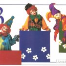 Anne Geddes Postcard 1995 605-082 3 Clown Baby 4x6