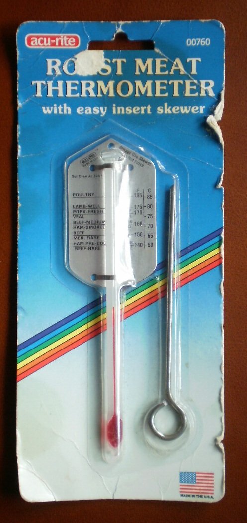 Acu Rite Roast Meat Thermometer 00760 Chaney Instrument Skewer