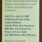 Bookmark Treasures Ancient Nigeria Fine Arts Museum San Francisco 1980