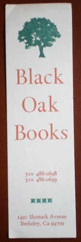 Bookmark Black Oak Books Berkeley CA Bookstore Vintage