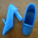 Barbie Blue Pilgrim Shoes Pumps Vintage Doll