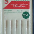 Singer Sewing Machine Needles 2020 Size 11 NOS C402 5/pack