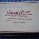 Prescription Box Vintage Danielson Medical Arts Pharmacy Minneapolis 1943