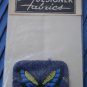 Iron On Patch Butterfly Denim Designer Fabrics NOS