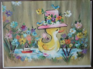 Friendship Card Please Write Coronation Collection Vintage Greeting 75622 Stationery Duck