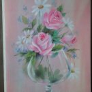 Congratulations Sunshine Card Vintage Greeting 35X51721 Stationery Flower Vase Brandy Glass