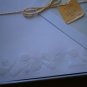Vintage Stationery Eaton 1893 Embossed Shells Cotton Fibre Blue Box Sheets Envelopes