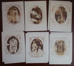 Virginia Slims Collection Note Cards Blank Sepia Photos Lot 10