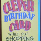 Birthday Card Clever Car Tires Hallmark Contemporary Vintage