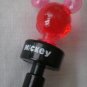 Mickey Mouse Pen Light Up Disneyland Red Black Vintage