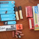 Lot Erasers Empty Box Vintage Cross Scripto Parker Sheaffer for Mechanical Pencils