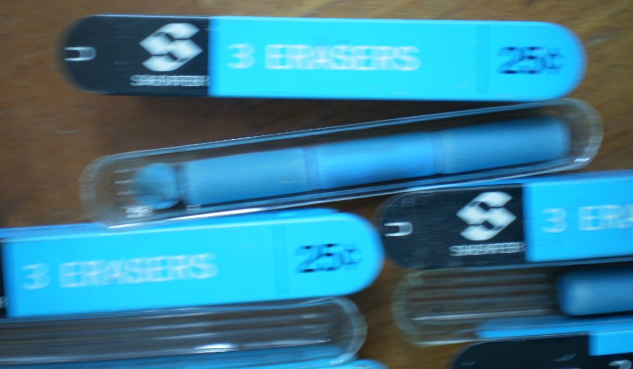 Lot Erasers Empty Box Vintage Cross Scripto Parker Sheaffer for