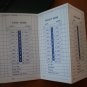 Vintage Golf Scorecard Los Coyotes Country Club Golf Course Bellehurst CA