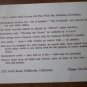 Vintage Golf Scorecard Fallbrook Country Club CA score card