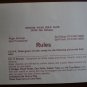 Vintage Golf Scorecard Mission Viejo Golf Club CA score card
