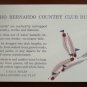 Vintage Golf Scorecard Rancho Bernardo Country Club CA score card